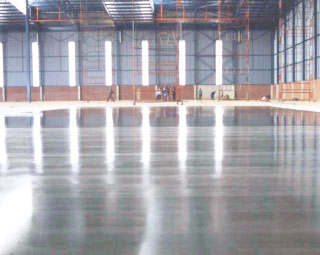 重慶北碚區(qū)彩色水磨石地